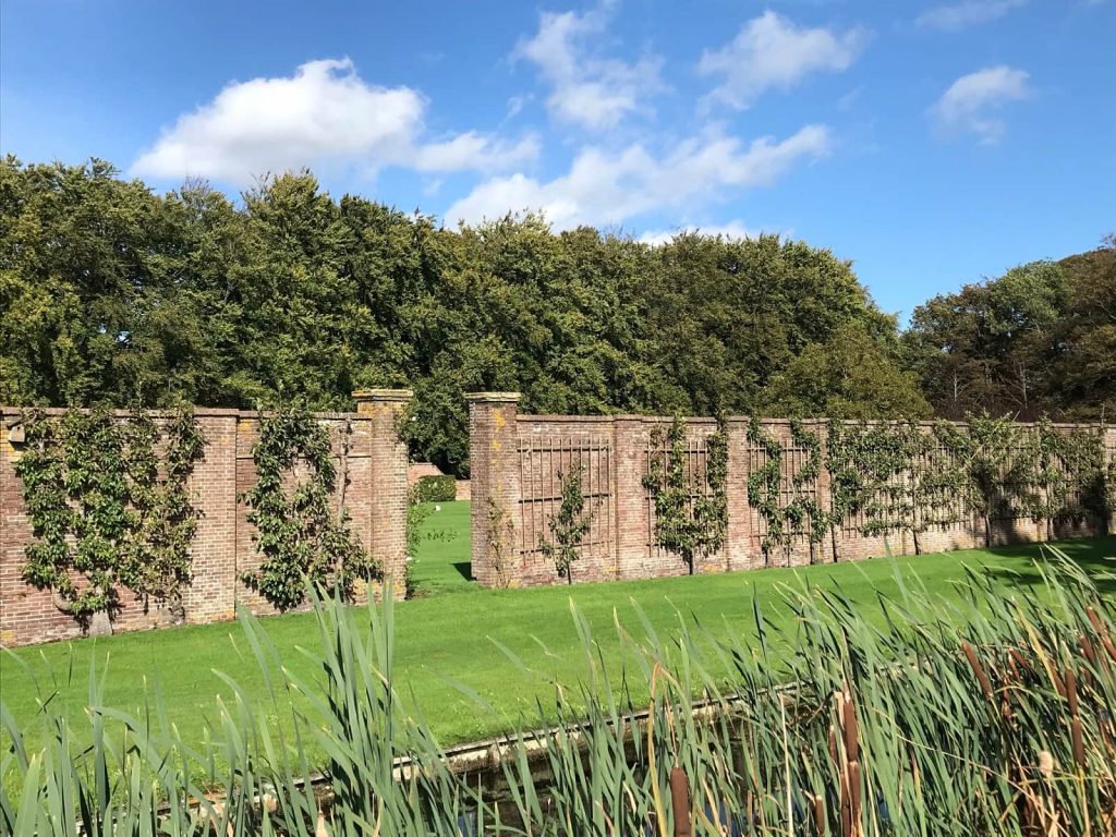 Duindigt (Wassenaar): oude fruitmuur met leifruit